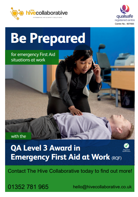 TheHiveCollabo2's tweet photo. Emergency First Aid at Work Training  (EFAW) in Deeside or your workplace.

Ideal for those in Wrexham, Cheshire, The Wirral and the North Wales coastline.

https://t.co/NoJcbfo3GW

#firstaid #efaw #emergencyfirstaidatwork #efawdeeside #efawchester #efawwrexham https://t.co/ApizfXdBVq