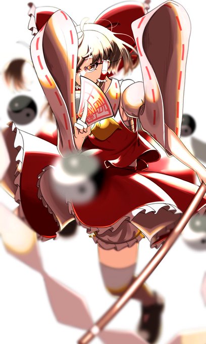 霊夢で参加ァ!
 #例大祭回遊遊戯イラコン 