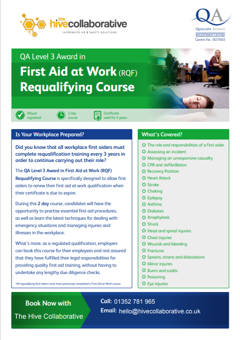 TheHiveCollabo2's tweet photo. First Aid Requalification course in Deeside or your workplace.  #FAWRequalification

Ideal for those in Wrexham, Cheshire, The Wirral and the North Wales coastline. 

https://t.co/LFKmV1lkWR

#firstaid #firstaidtraining #firstaiddeeside #firstaidchester #firstaidwrexham https://t.co/AsuSmbJNq8