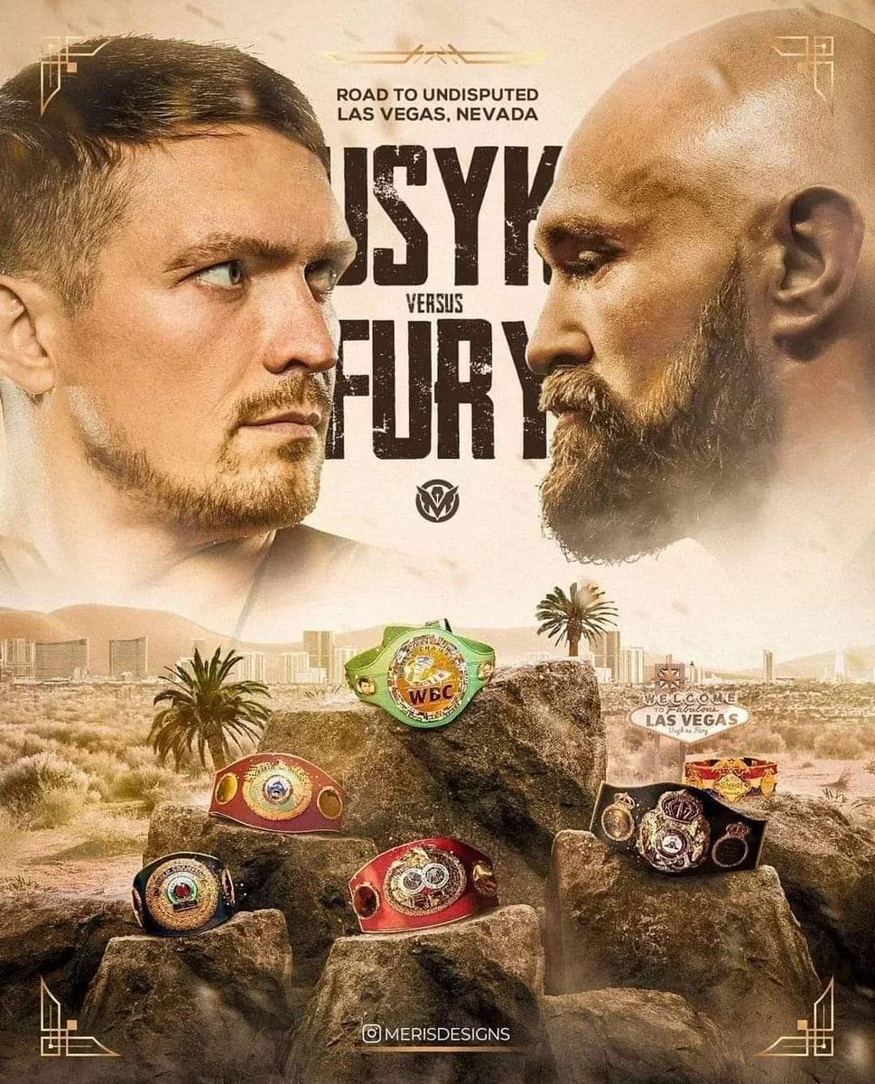 It's finally on #FuryvsUsyk The fight I've wanted for sooooo long has now been 'signed' & confirmed. I like watching Fury & think he's am awesome boxer but many still continue to underestimate #Usyk & could be in for a major shock #boxingnews 🥊😼