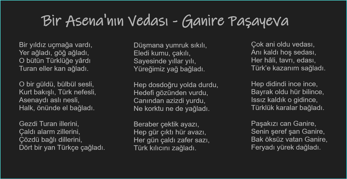 TUNGAERALP's tweet photo. Ruhun şad, mekânın cennet olsun Paşakızı.

#GanirePaşayeva
#HŞTİTGTT https://t.co/N6IFpAWndG