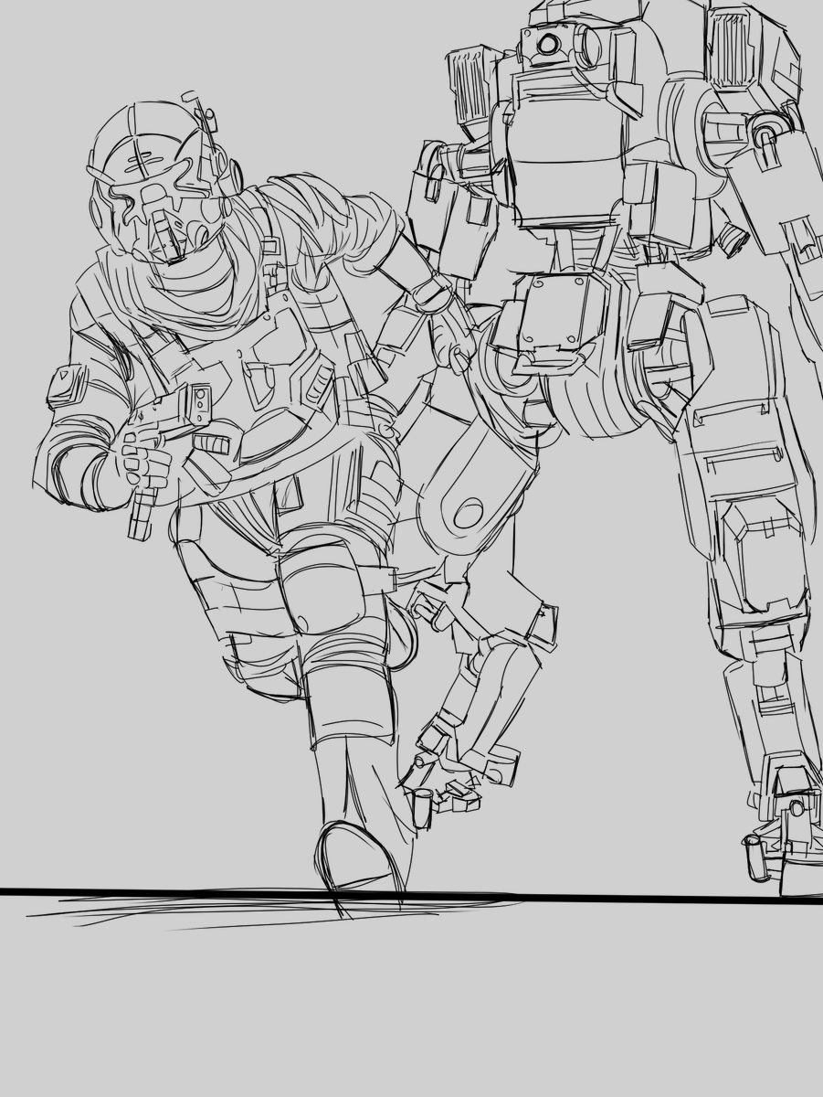very first draft of the fanzine cover :D
already had several amazing entries! keep them coming! 
#fanproject #titanfall #titanfall2 #titanfall3 #fanzine #respawn #submissionswelcome