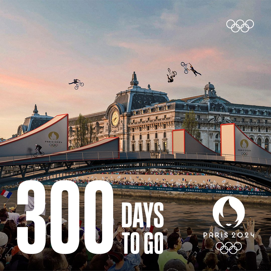 Closer and closer! 👀😆
#Paris2024 the next Olympic Games!