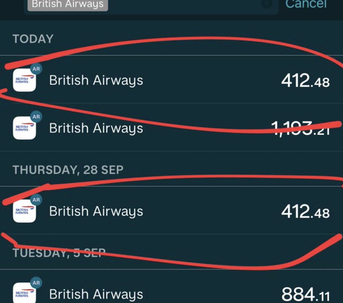 Please can you inform us what these two additional charges that I did not agree to are? <a href="/British_Airways/">British Airways</a>