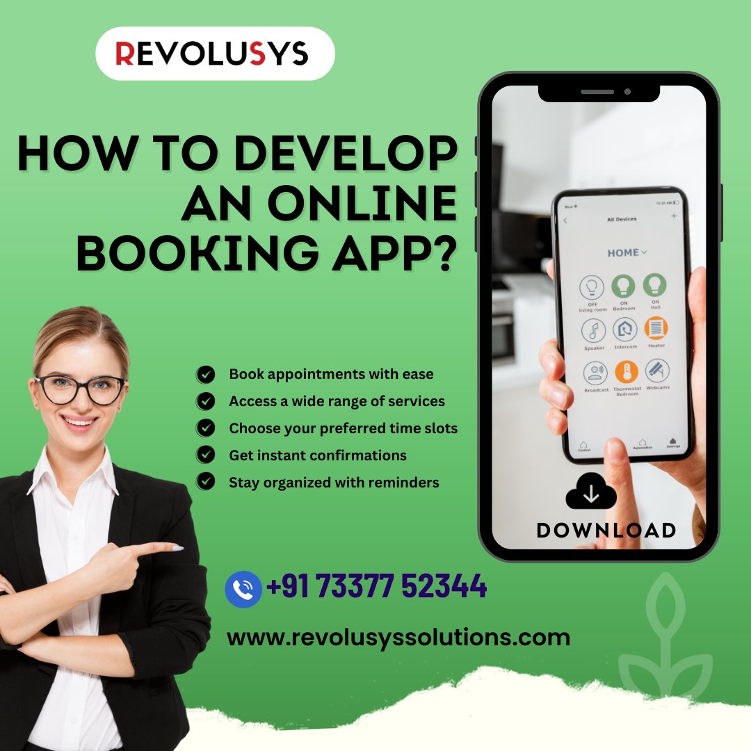 Want to develop your own online booking app? Follow these steps for success validate your idea, choose the right company, design a seamless user experience, and undergo thorough testing
Your Ultimate Booking Solution!📅
#bookingMadeEasy #simplifyYourLife #downloadNow #revolusys