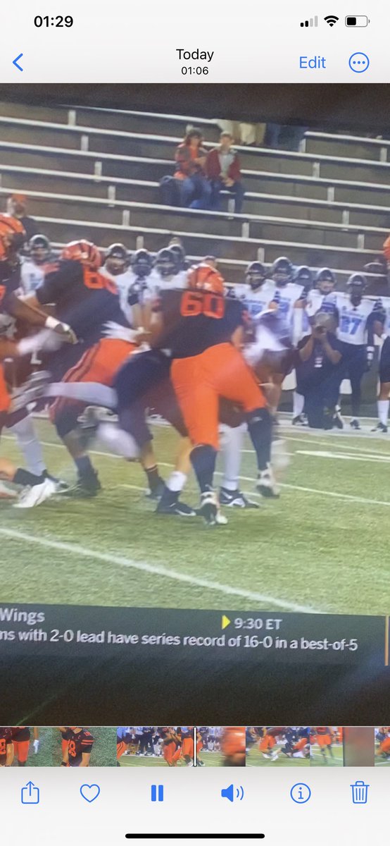Had a lot of proud moments as an OL Coach. Watching <a href="/CooperKoers/">Cooper Koers</a> get a pancake on his first series on national tv for <a href="/PrincetonFTBL/">Princeton Football</a> is way up there.  So proud, brother.