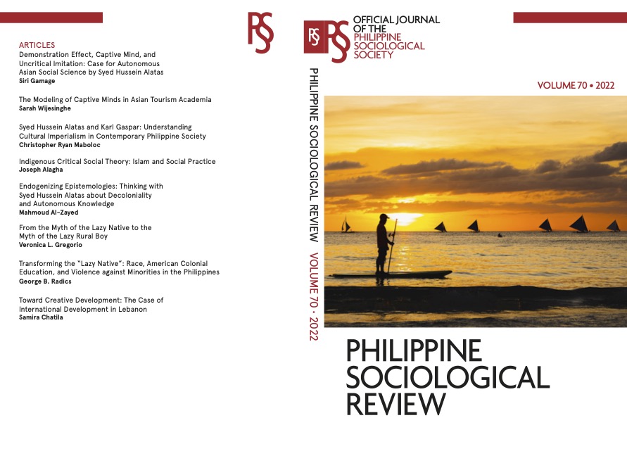 Volume 70 is here! Read newest articles on the social/sociological thoughts of Syed Hussein Alatas and their application to the Philippines, Lebanon and other social phenomena in Asia. Enjoy reading the articles here: jstor.org/stable/48743840
