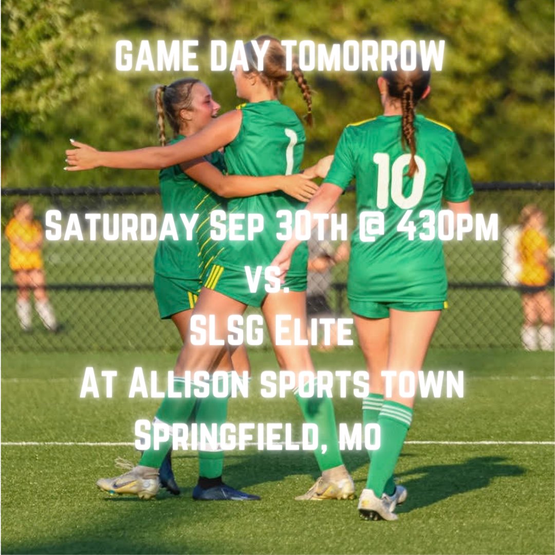 Great game tonight with our team taking the 2-0 win! One of those goals being my own assisted by an amazing ball from my teammate. LETS DO IT AGAIN TOMORROW!!! 
<a href="/JBMarineMorris/">JB Marine Elite64 2007G</a> <a href="/USYouthSoccer/">US Youth Soccer</a>