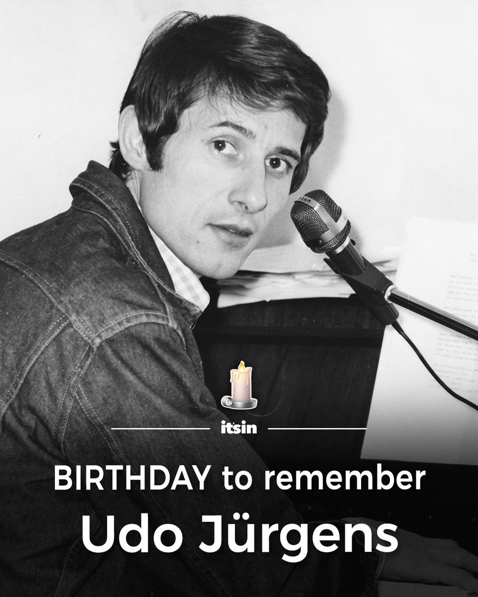 ItsinTV's tweet photo. 🎉 Heute gedenken wir Udo Jürgens, der am 30. September Geburtstag gehabt hätte🎂
🎶 Der legendäre österreichische Sänger und Entertainer, dessen Lieder und Charme die Herzen von Millionen erobert haben. 🎤🌟
#Geburtstag #30September 🎈🎁🎂
#itsinbirthday #itsin #itsintv
📸 getty https://t.co/ALRUjlulb1