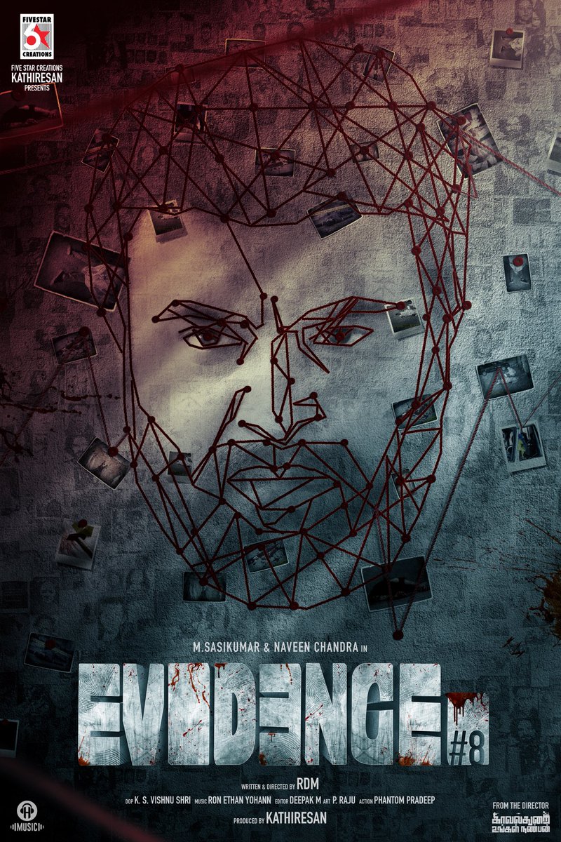 Diamond Babu (@idiamondbabu) on Twitter photo #EVIDENCE First Look Poster is here to Connect the dots๐ ๐ท Produced by
<a href="/kathiresan_offl/">S Kathiresan</a>
's
<a href="/5starcreationss/">Five Star Creations LLP</a>
๐ท๐ท
<a href="/Naveenc212/">Actor Naveen Chandra</a>
<a href="/iYogiBabu/">Yogi Babu</a>
#KasthuriRaja Written & Directed by
<a href="/RDM_dir/">RDM</a>
Music by
<a href="/RonYohann/">Ron Ethan Yohann</a>
<a href="/deepakalan53/">Deepak M</a>
<a href="/onlynikil/">Nikil Murukan</a>
<a href="/hmusicindia/">H Music</a>
โฉ ๐ท๐ฅฐ #EVIDENCE First Look Poster is here to Connect the dots๐ ๐ท Produced by
<a href="/kathiresan_offl/">S Kathiresan</a>
's
<a href="/5starcreationss/">Five Star Creations LLP</a>
๐ท๐ท
<a href="/Naveenc212/">Actor Naveen Chandra</a>
<a href="/iYogiBabu/">Yogi Babu</a>
#KasthuriRaja Written & Directed by
<a href="/RDM_dir/">RDM</a>
Music by
<a href="/RonYohann/">Ron Ethan Yohann</a>
<a href="/deepakalan53/">Deepak M</a>
<a href="/onlynikil/">Nikil Murukan</a>
<a href="/hmusicindia/">H Music</a>
โฉ ๐ท๐ฅฐ