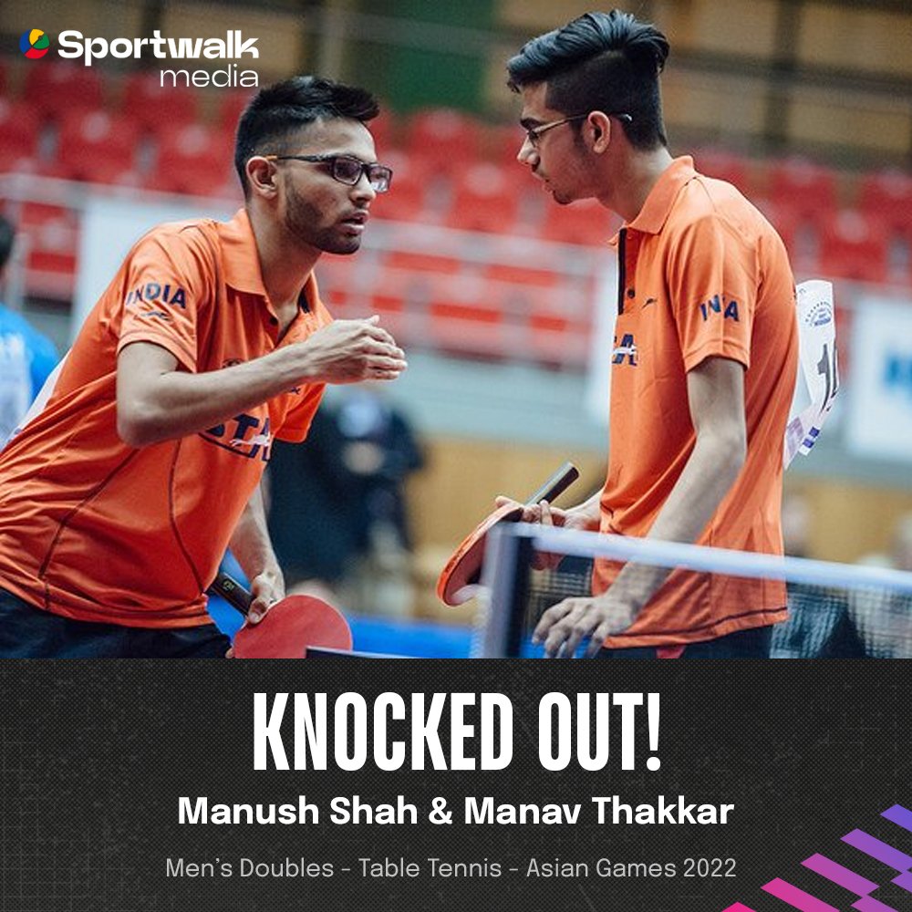 💔🏓 𝗦𝗢 𝗖𝗟𝗢𝗦𝗘 𝗧𝗢 𝗛𝗜𝗦𝗧𝗢𝗥𝗬 𝗬𝗘𝗧 𝗦𝗢 𝗙𝗔𝗥! The Indian pair were so close to defeating the World No. 1 pair in the quarter finals but couldn't close the final game. A win here would have assured us a medal.

Proud of the fight from the boys! 👏

➡️ Follow