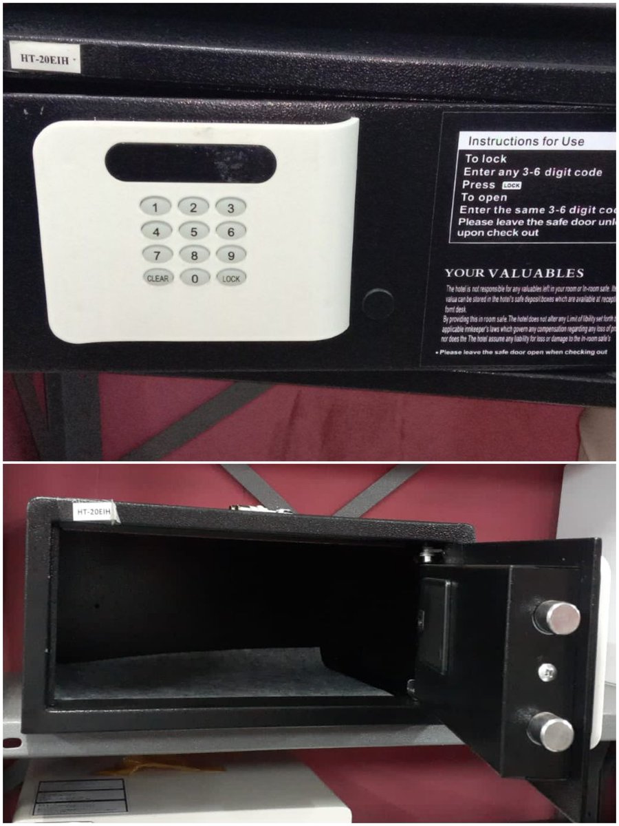 *DIGITAL HOME/HOTEL SAFE
Price: Ksh30,500. Tel 0738381485

Safely keep Cash, Valuable Documents, Jewellery, guns and Electronics. Size: 200Hx420Wx370D mm  Weight: 12KG  Fits 14-17 inch laptops