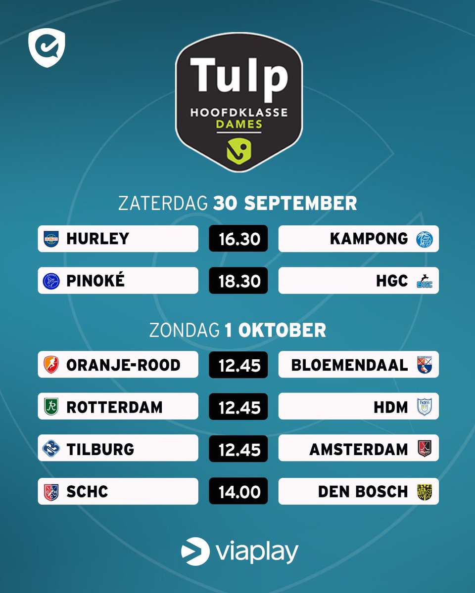 hockey_nl's tweet image. 𝗠𝗔𝗧𝗖𝗛𝗗𝗔𝗬! 😋

Speelronde 2 in de Tulp Hoofdklasse! 🔥