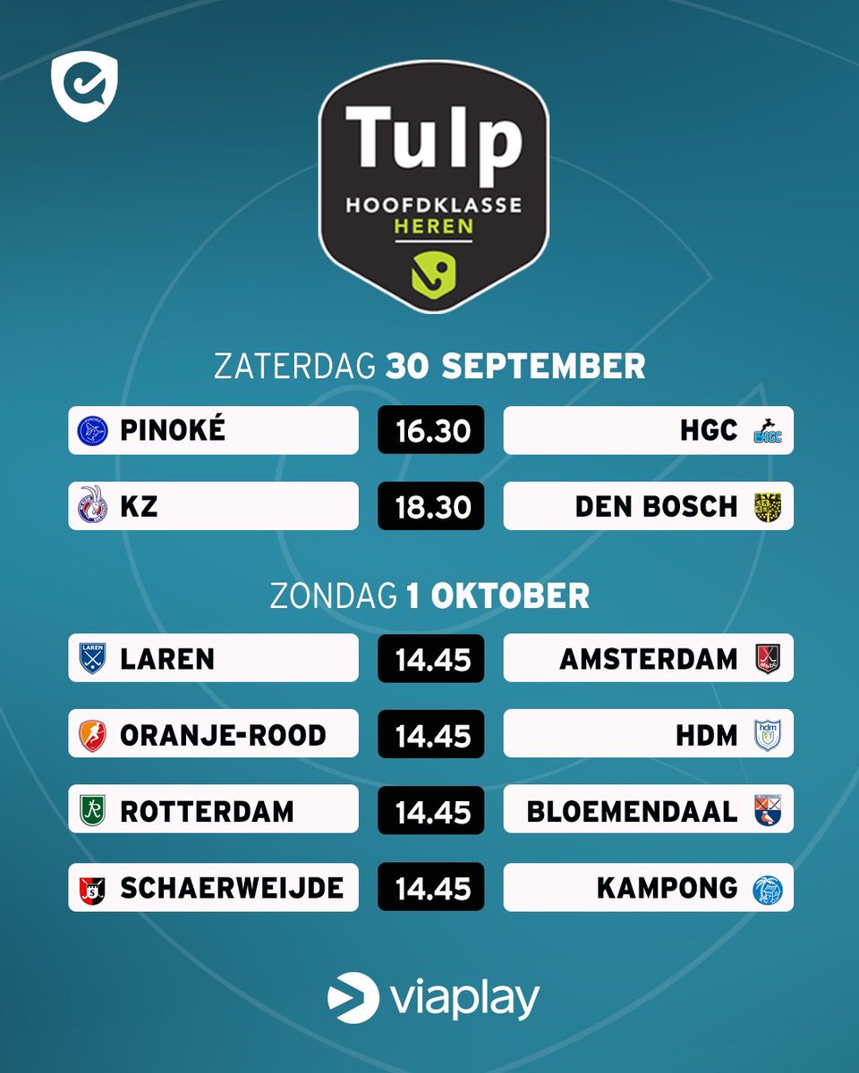hockey_nl's tweet image. 𝗠𝗔𝗧𝗖𝗛𝗗𝗔𝗬! 😋

Speelronde 2 in de Tulp Hoofdklasse! 🔥