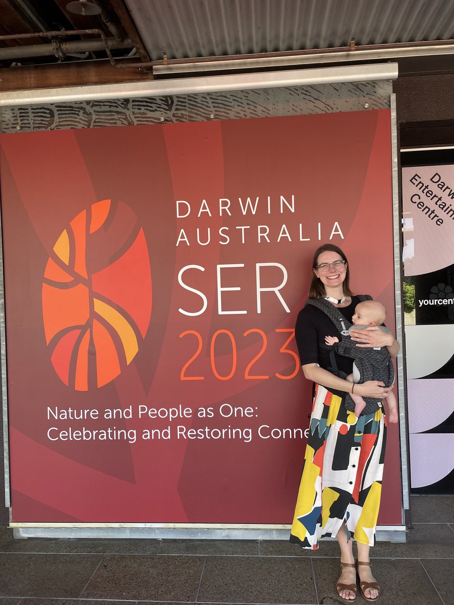 #SER2023 thanks ⁦@SERestoration⁩ for a wonderful conference in Darwin! Buzzing with lots of positive energy for the future of ecological restoration! (Thanks also for accommodating and welcoming the next generation!)