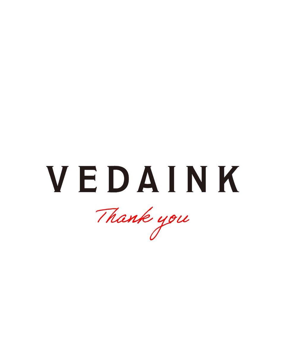 vedainkjp's tweet photo. 【閉店のお知らせ】

いつも当店をご愛顧いただき、誠にありがとうございます。

VEDAINKは9月29日を持ちまして完全閉店する運びとなりました。

6年にわたるご厚情に心から感謝申し上げます。

VEDAINKは形を変え、新たな未来へ旅立ちます。
本当にありがとうございました。

VEDAINK　メンバー一同 https://t.co/fLThyzaku6