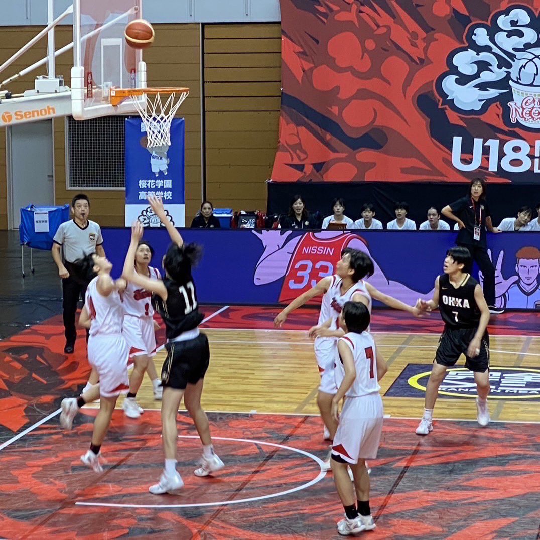 🏀U18日清食品トップリーグ
第４戦
🆚千葉経済大学附属高等学校　99-49

トップリーグ、次戦は国体を挟んで11月11日(土)大阪薫英女学院高等学校との対戦です。
国体も応援よろしくお願いします📣