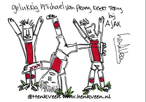 AjaxFanzoneNL's tweet photo. Voorspel de juiste eindstand van #rkcAJA en WIN deze originele tekening van @henkveen! Mention en volg ons beide en RETWEET! #AJAX https://t.co/AYhfBTfQGP
