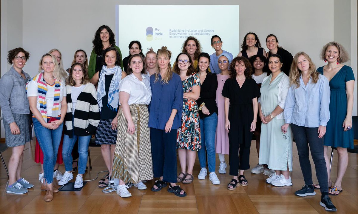 reinclugen_eu's tweet photo. The @reinclugen_eu team at the end of our second consortium meeting in Rovereto! Discussing CSO practices, ethics, art exhibitions and much more. Contact us for art-based research and exhibitions focusing on gender empowerment @HorizonEurope https://t.co/sZmqpWwrmn