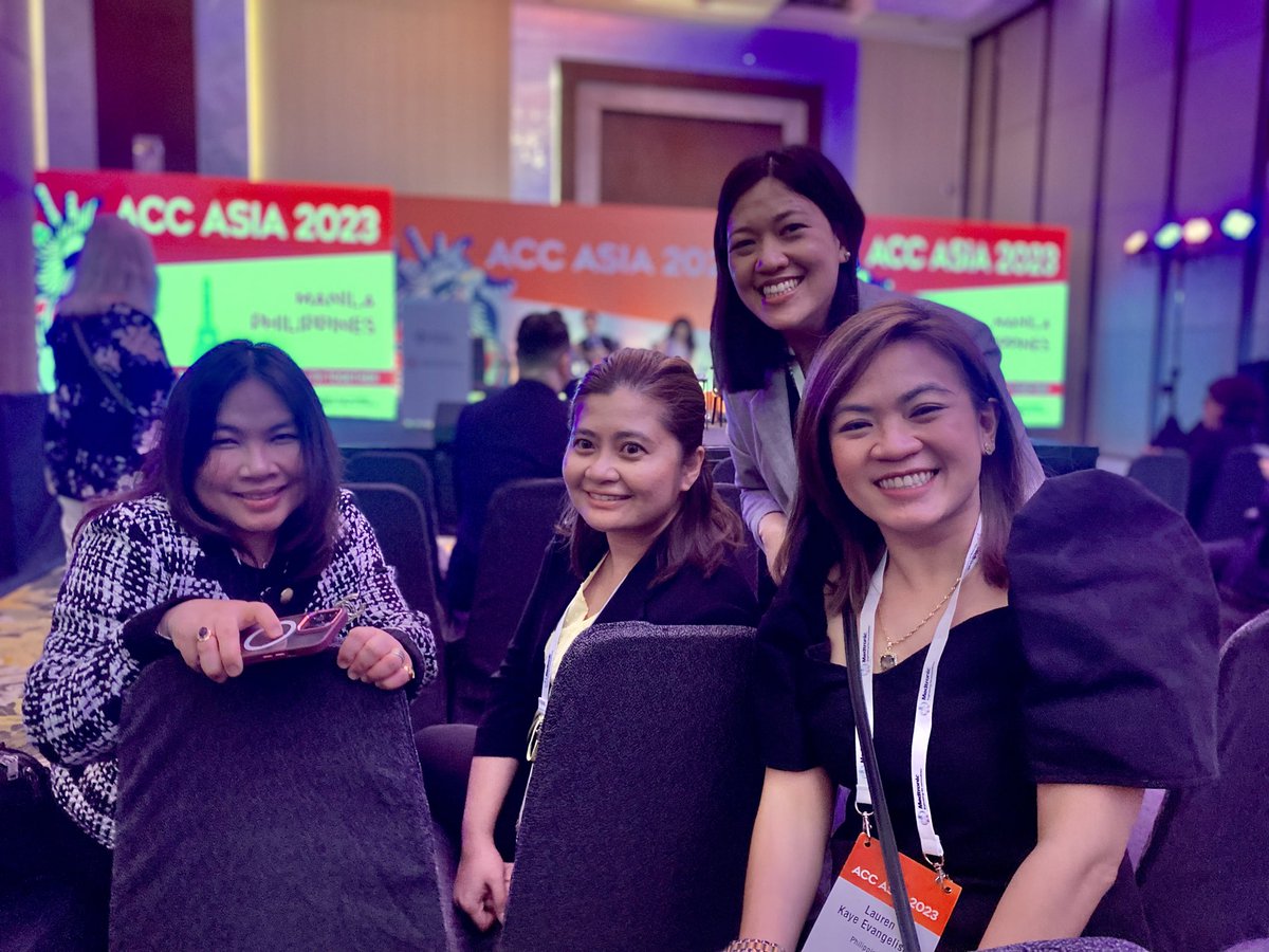 doc_jdam's tweet photo. OUR GORGEOUS HEART FAILURE CHAMPS!
How can we not succeed in heart failure care with these amazing HF experts leading the effort?
Glenny, Thania, Rucci & Kay
#PinayPower #ACCAsia
@ACCinTouch @PhilHeartAssoc https://t.co/va9ER5tgPb