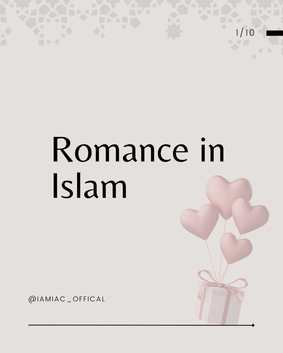 7signxx's tweet photo. Romance in Islam...

THREAD https://t.co/p7tlgL7DMk
