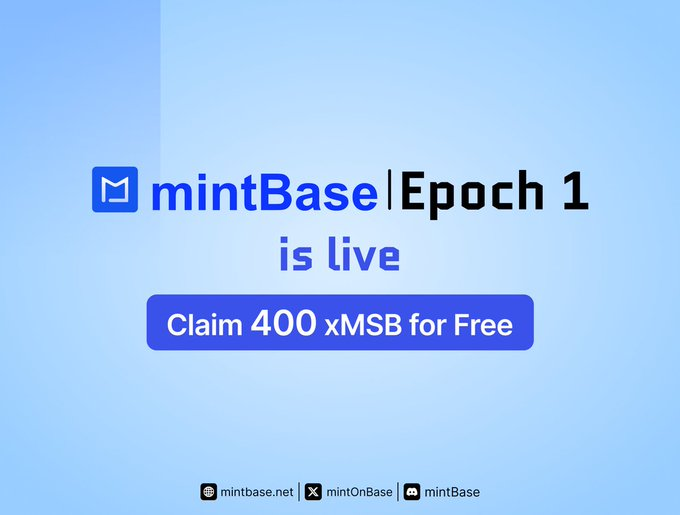 LintonAyebale's tweet image. introducing mintBase, a platform to mint and sell NFTs, with 10,000 plots of land to be airdropped to early users. BuildOnBase and get your share of the NFT airdrop!
zealy.io/c/mintonbase/i…

#10kplots #mintBasse #BuildOnBase #NFT #Airdrop