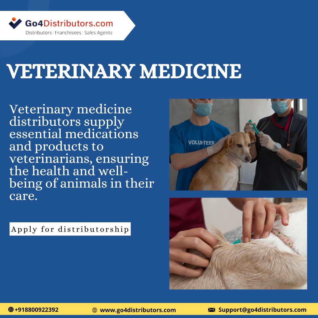 How to Find the Right Veterinary Medicine Distributors for Your Business?

Read more:- rb.gy/taw5t
Visit:- go4distributors.com/brandlist/phar…

#veterinarymedicine #veterinarycare #animalmedicine #vetmedicine #petmedicines #veterinarydrugs #newpost #distribution #go4distributors