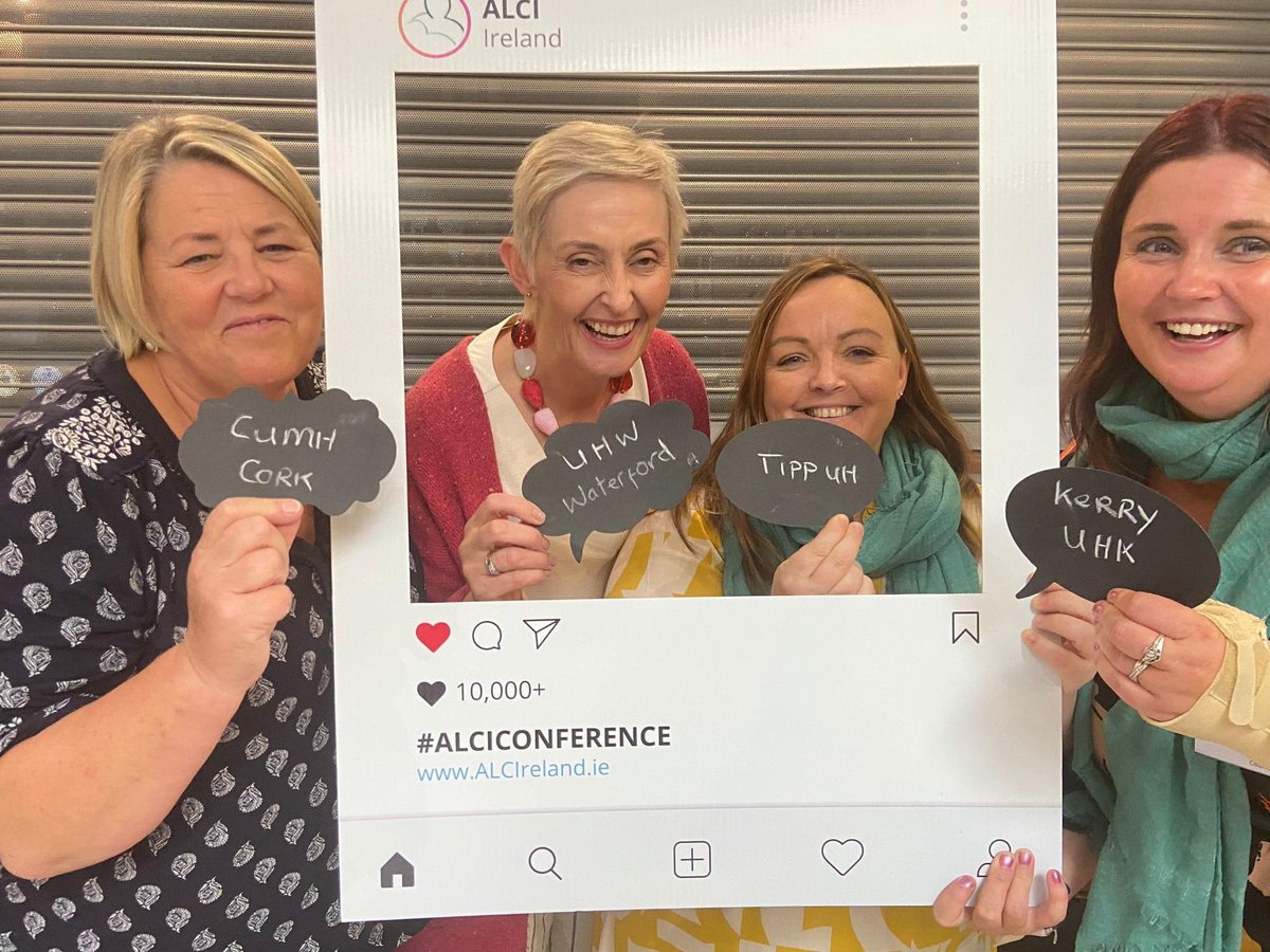 all 4 maternity units represented from SSWHG  today at #alci national conference @mariaba01464133 @paulacurtin @marystackcourt @BridAOSullivan @IrelandSouthWID @maggiedowling18