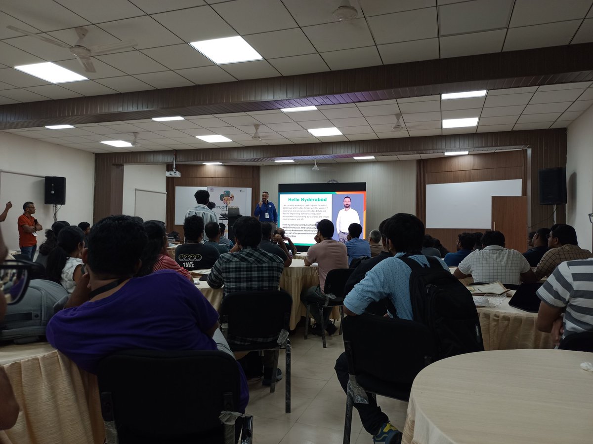 theOnlyMaDDogx's tweet image. At @DheerajC30's talk about Codifying AWS Infra with Python CDK
#PyConIndia #PyConIndia2023 #PythonForAll #CodeCollaborateCelebrate