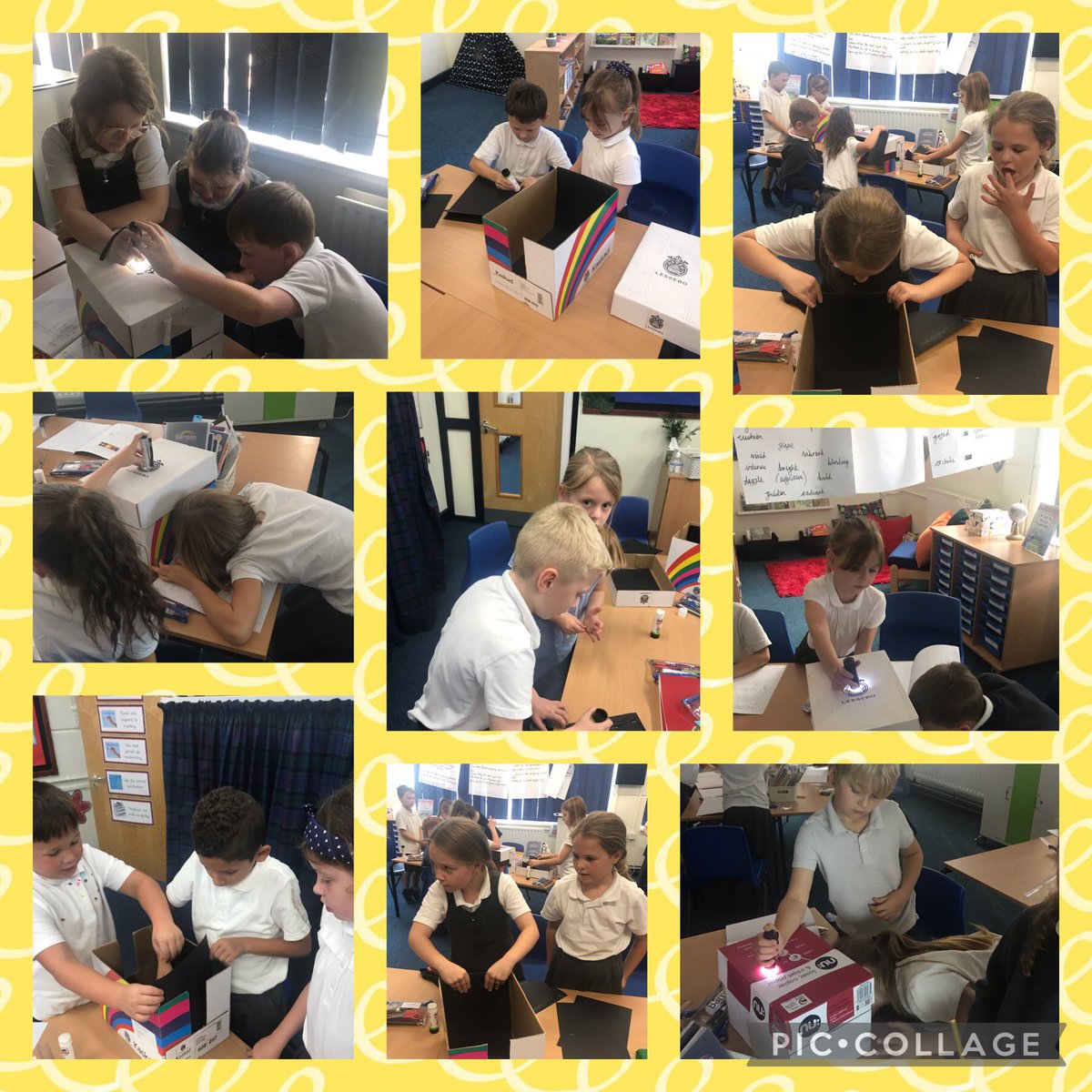 Year 3 had a great afternoon being scientists. They made their own light boxes and investigated whether we need light to see objects! <a href="/BarntonMissR/">Miss Rutter</a> <a href="/BarntonMrsSc/">Mrs Scott</a>