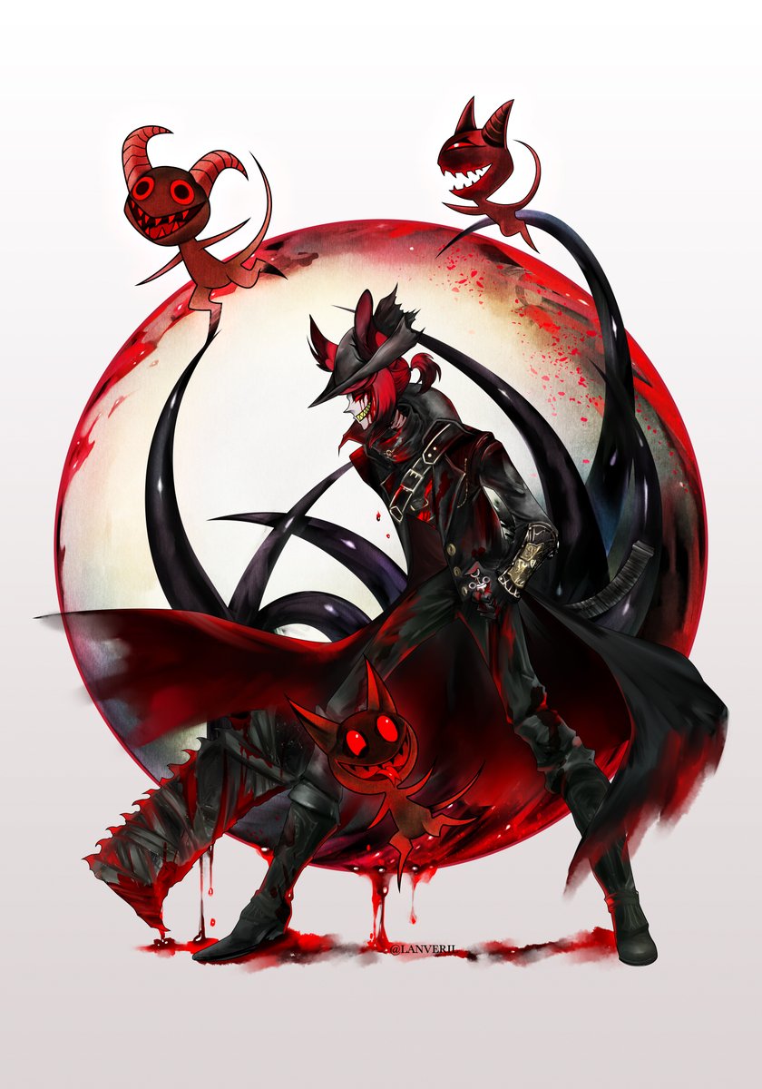 LANVERIL's tweet photo. Radio Demon in Bloodborne 🩸🦌
#HazbinHotel #Bloodborne https://t.co/FKj9pDsdHI
