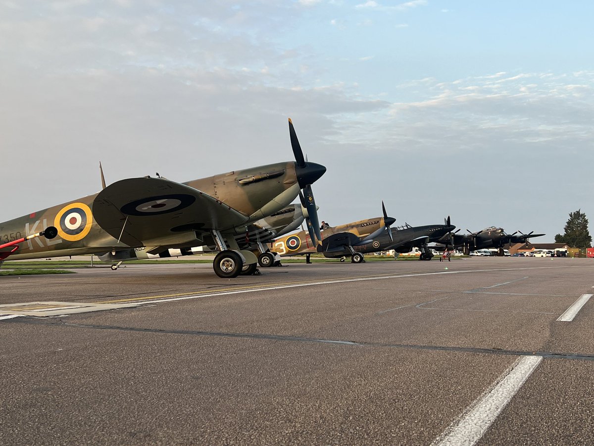 There are worse sights. Morning everyone. See you at # BBMF Members’ Day. #lestweforget