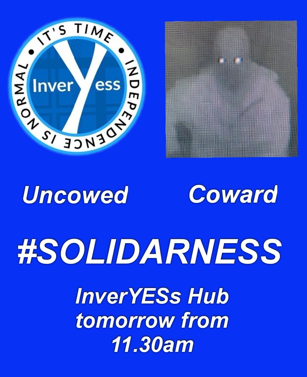 TheIndyNinja1's tweet photo. Off the InverYESs Well Being Bridges Walk  to support the hub after the cowardly attack on their premises.
#SolidarNess https://t.co/Wak62kYm9o