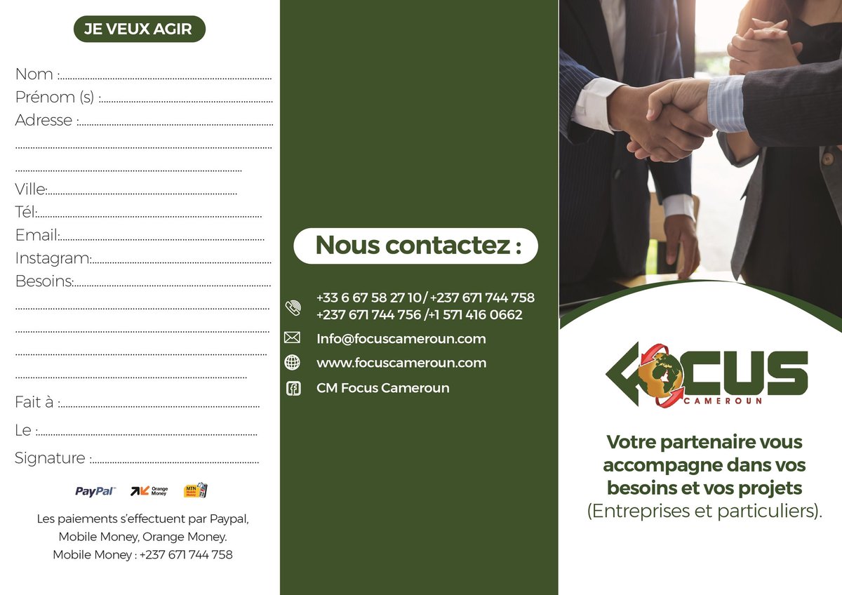 FocusCameroun's tweet photo. #Focuscameroun et #PharmaBioNat seront présent au forum #diasporaafrique  édition 2 pour présenter leurs différents produits et services :
🫴🏾 Accompagne pour tout investissement en Afrique 
🫴🏾 Présentation de leurs produits agro-alimentaire 
STAND numéro 17 Le Made in Afrique https://t.co/A6Kd2EceTQ
