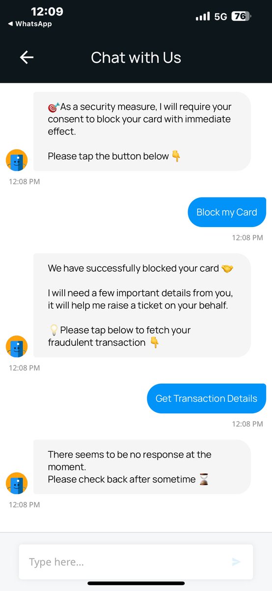 itzhiman's tweet image. Hello @OneCardHelp,
OneCard help inbuilt support has got worse day by day.
I have a fraud transaction, not initiated by me and I’m unable not even able to create a ticket for that.
Please check -