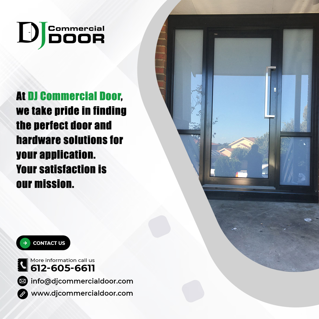 Unlocking Excellence, One Door at a Time! 🚪

At DJ Commercial Door, your satisfaction is our ultimate mission. We're dedicated to delivering door and hardware solutions that are a perfect fit for your unique needs.

#DJCommercialDoor #DoorSolutions #DoorHardware #DoorExperts
