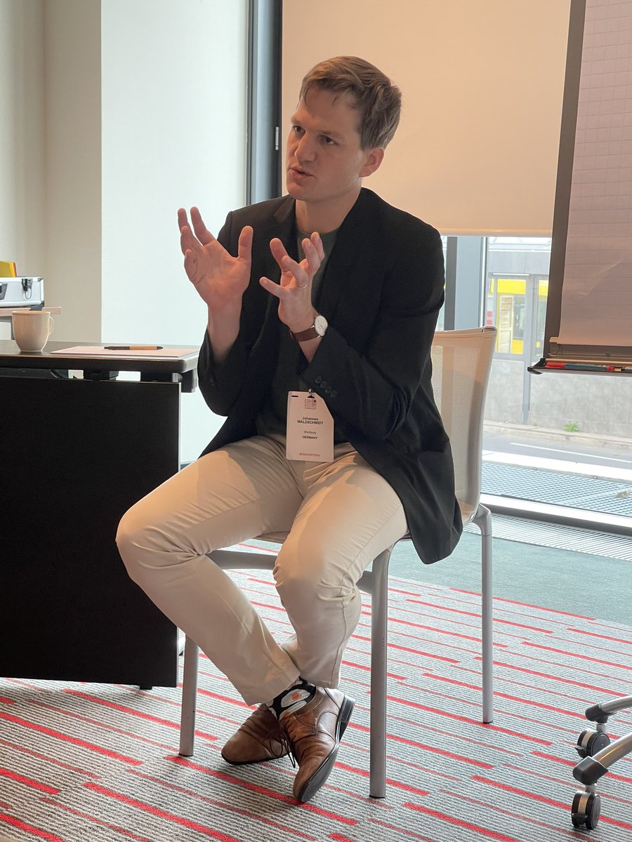drjgauthier's tweet photo. Kudos to @jo_waldschmidt for expertly leading discussions about mechanisms of immune escape after CAR T-cell therapy! #ESHCART2023 @ESHaematology https://t.co/l3tARCAAH1