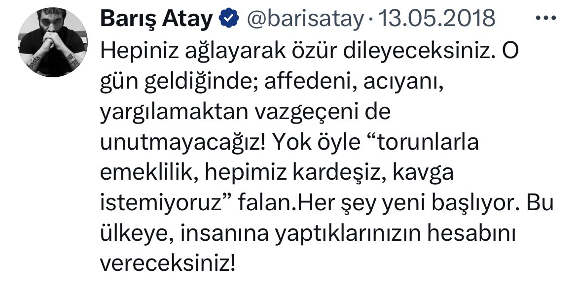 barış ATay gözaltına alındı bakalım o özür dileyecek mi