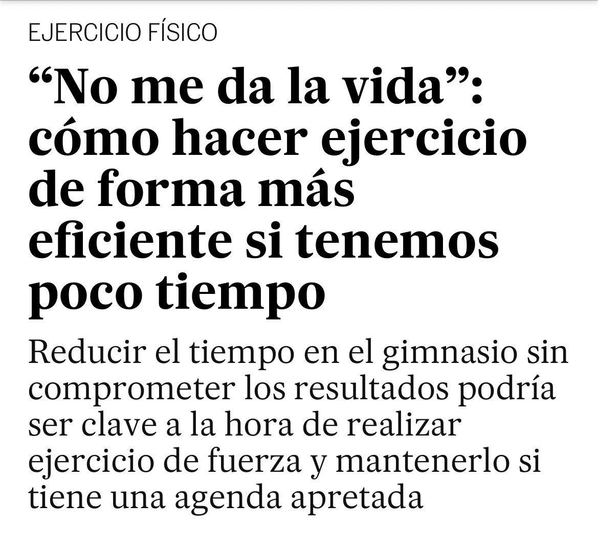 saratab's tweet photo. Espero que os ayude a reorganizar vuestro entrenamiento para hacerlo más eficiente. Vía @elpais_salud ➡️ https://t.co/OjMUoJj1H5 https://t.co/5lSCy95TCP