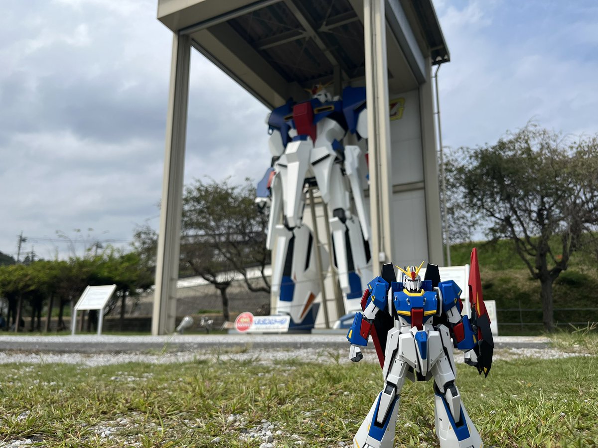 ガンプラ　49台 岡山県津山市の『久米の里』へドライブしてきました。 1/100 Zガンダム