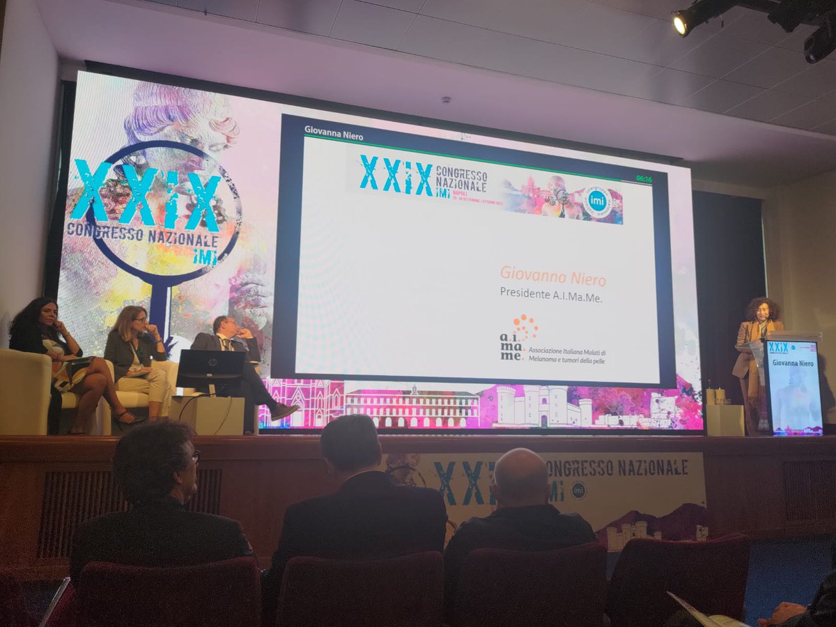È iniziato il congresso dell’Intergruppo Melanoma Italiano! Abbiamo incontrato le associazioni dei pazienti! Una sessione emozionante 
Seguiteci per le sessioni scientifiche