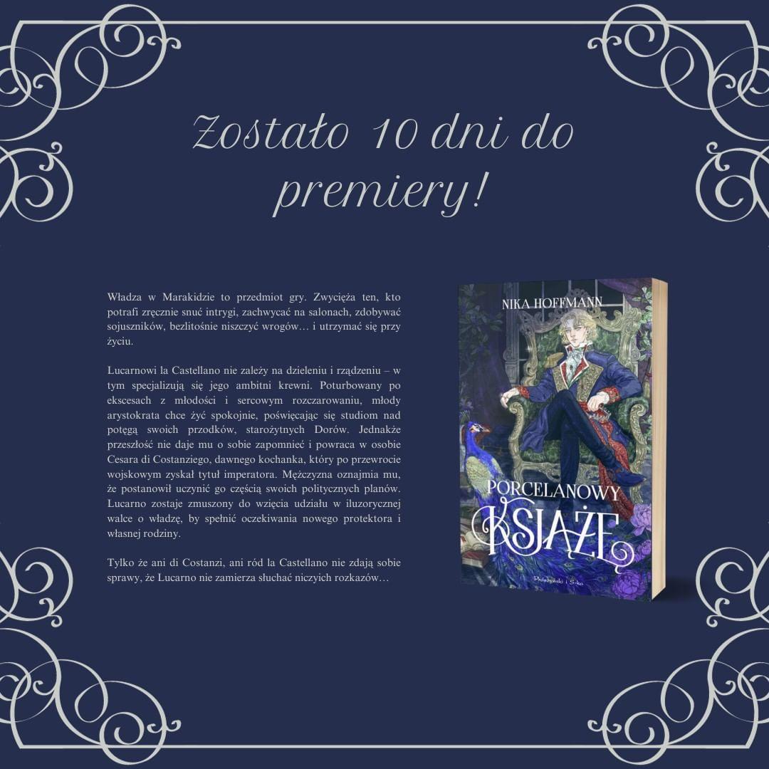 SzczytAbsurdu's tweet photo. Zostało 10 dni do premiery 😳❤️
Zamierzacie czytać?
#porcelanowyksiaze #wydajeksiazke2023 #proszynskiyoung #proszynski #TwitteroweKsiazkary #ksiazkowemole https://t.co/nqFKjoiKwq