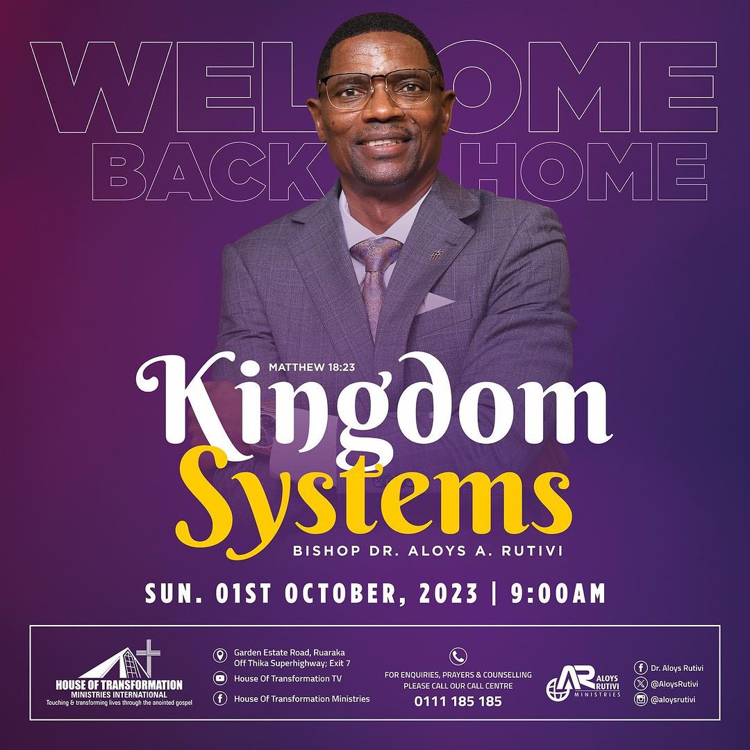 House of Transformation Ministries (@hotministrieske) on Twitter photo After back to back missionary trips around the globe, Bishop <a href="/AloysRutivi/">Dr. Aloys Rutivi</a> is back home! Welcome Sir.
You don’t wanna miss this one. After back to back missionary trips around the globe, Bishop <a href="/AloysRutivi/">Dr. Aloys Rutivi</a> is back home! Welcome Sir.
You don’t wanna miss this one.