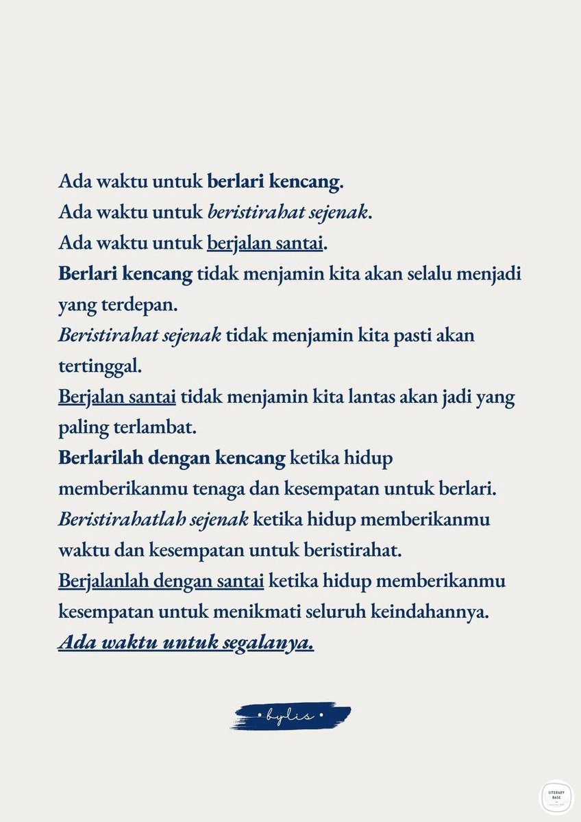 literarybase's tweet image. Karya — Waktu untuk segalanya…