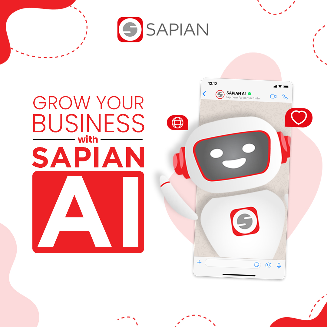 Grow your business with AI Automation.
#sapianai #aiart #artificialintelligence #machinelearning #technology #innovation #automation #smarttechnology #datascience #deeplearning #AI #CuttingEdgeAI #AIplatforms  #TechInnovation #AIInBusiness #SAPIAN #chatgpt