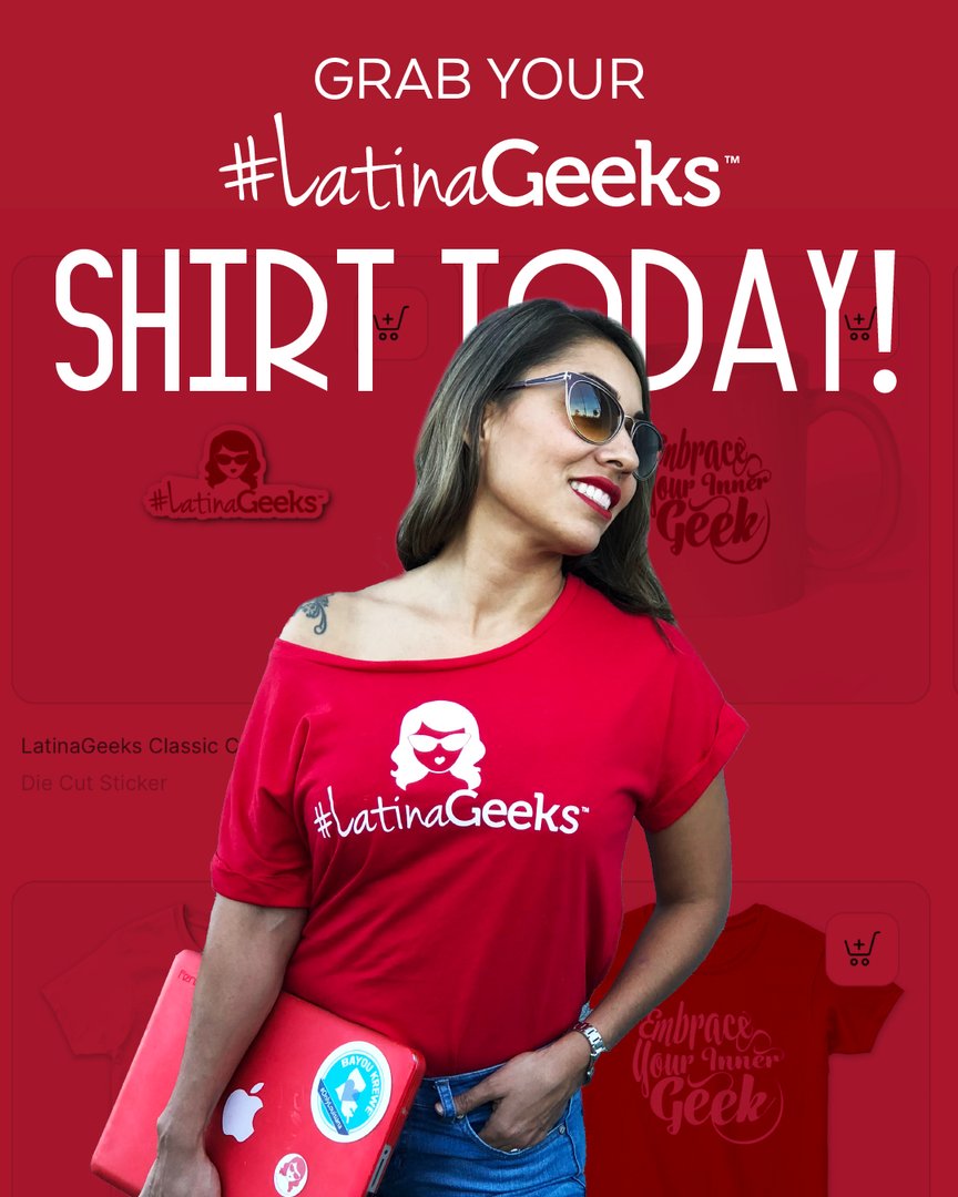 Upgrade your wardrobe with a splash of geeky charm! From witty designs to sleek statements, there's a shirt for every geek heart. Don't miss out – shop now and wear your passion proudly! 👕👾✨ #GeekFashion #ShopLatina #WearableTech bit.ly/48eU0eg