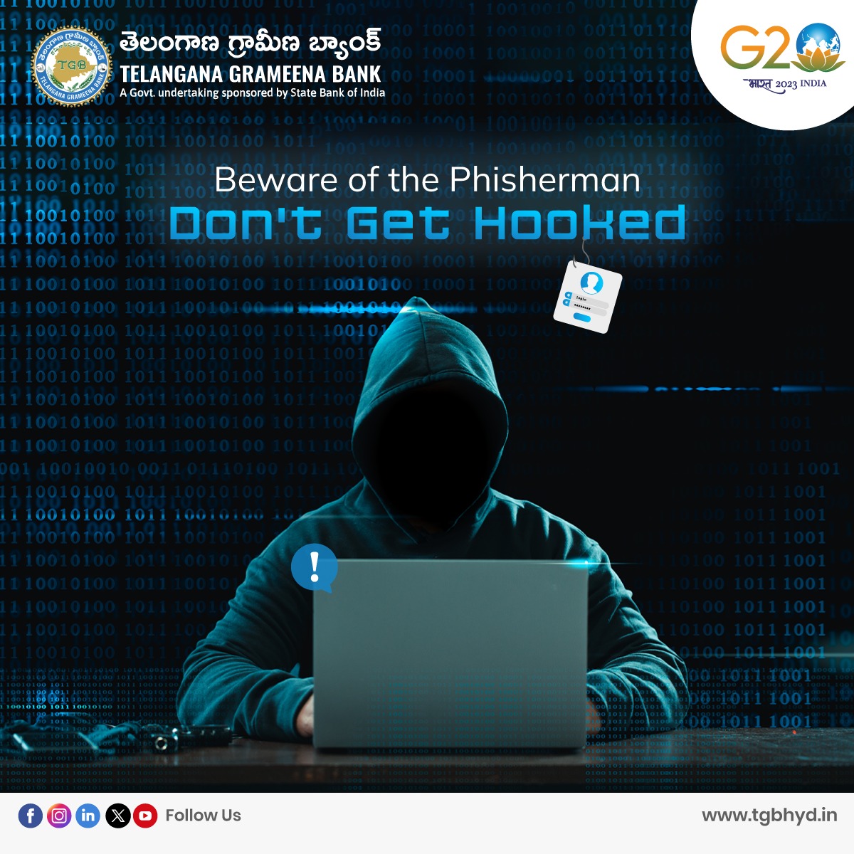 Beware of Phishing... Don't Get Hooked

#phishingscam #Phising #phishingemail #Phishing #G20Summitindia #G20Summit2023 #g20 #g20summit #SBI #sbi #tgbcares #tgbtalks