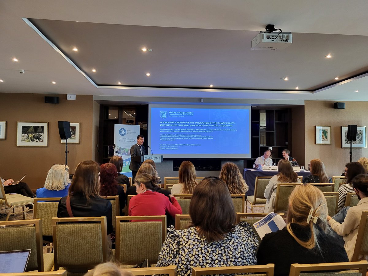 Edel_C's tweet photo. Super research presentation by @ProfOrtuno #IGS2023
A narrative review of the literature #Frailtyinstruments
@deirdrelanglang @AdamRoche_ @irishgerontsoc https://t.co/kraZLNjgAI