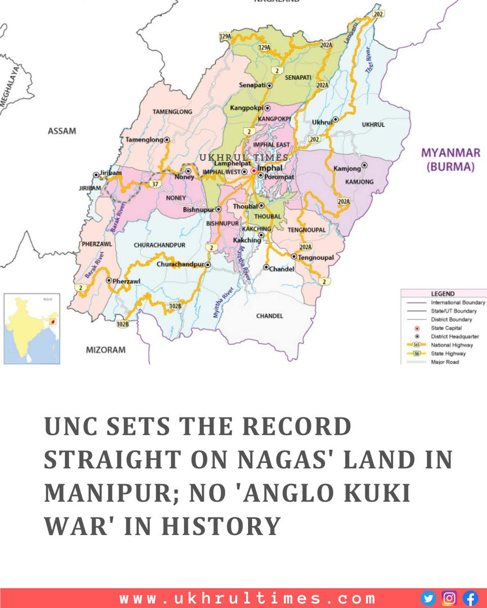 #Manipur: The #Nagas are also taken aback by the blatant lies, lop-sided history and fabricated information contained in every statement and memorandum issued by the #Kuki- #Zo community which is tantamount to #distortion of #Naga #history and insult to the Naga people. With