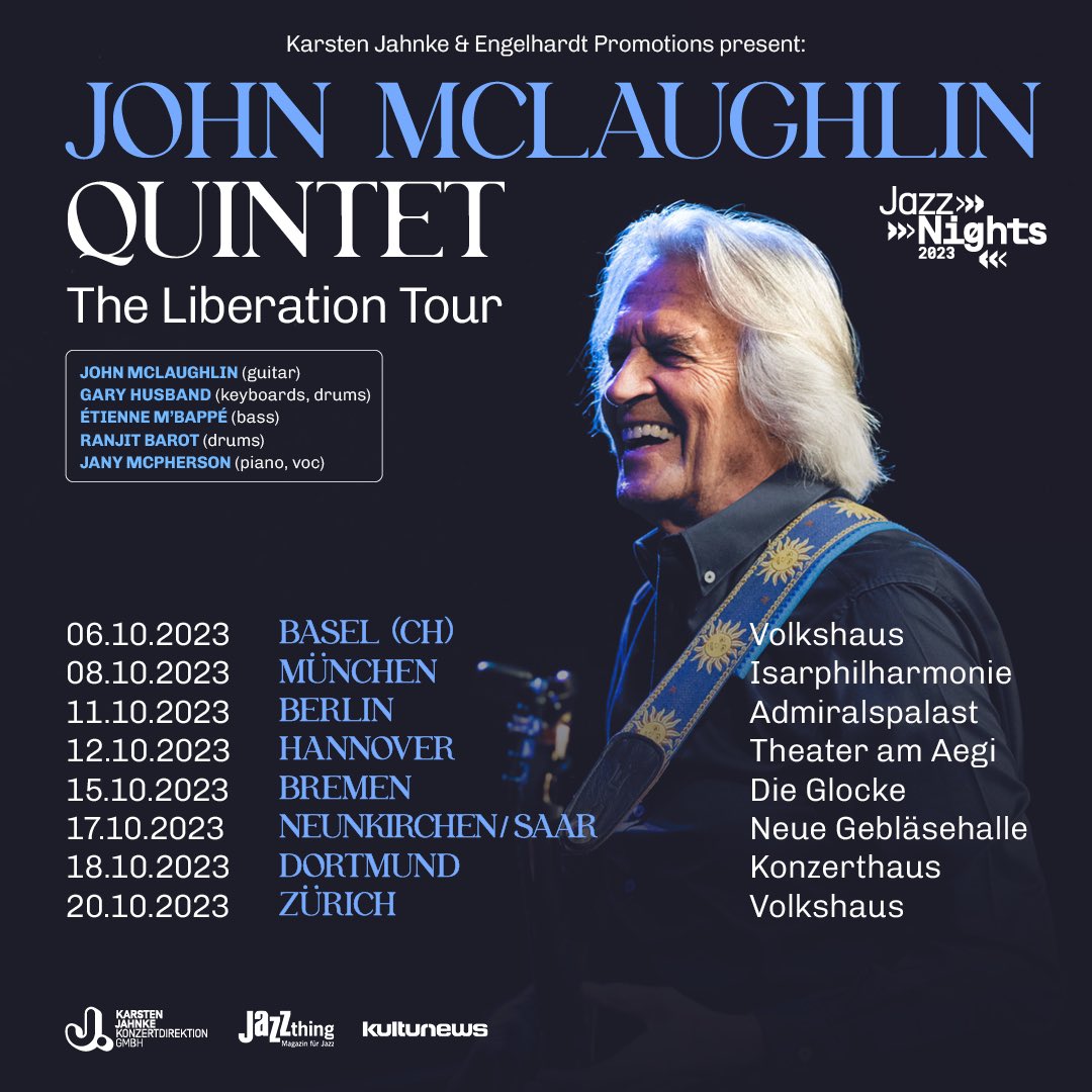 Basel and Dortmund sold out ! It’s time to get your tickets if you want to be part of the last tour ! #jazznights